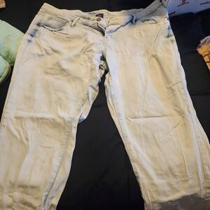 Mossimo Supply Co. Light Gray Boyfriend Jeans